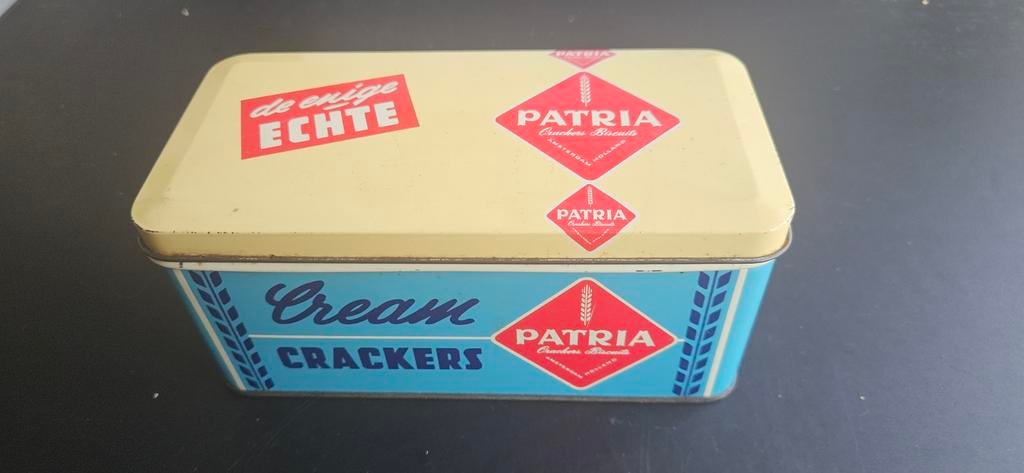 Bewaarblik Patria (vintage), Ophalen of Verzenden, Gebruikt, Overige, Overige merken