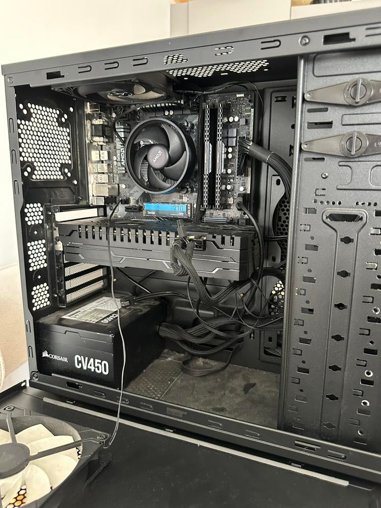 BEST Ryzen 5 5500 / RX 5700XT 8GB/ 16 GB RAM / M2 SSD, Virtual Reality, Ophalen of Verzenden, Zo goed als nieuw, SSD