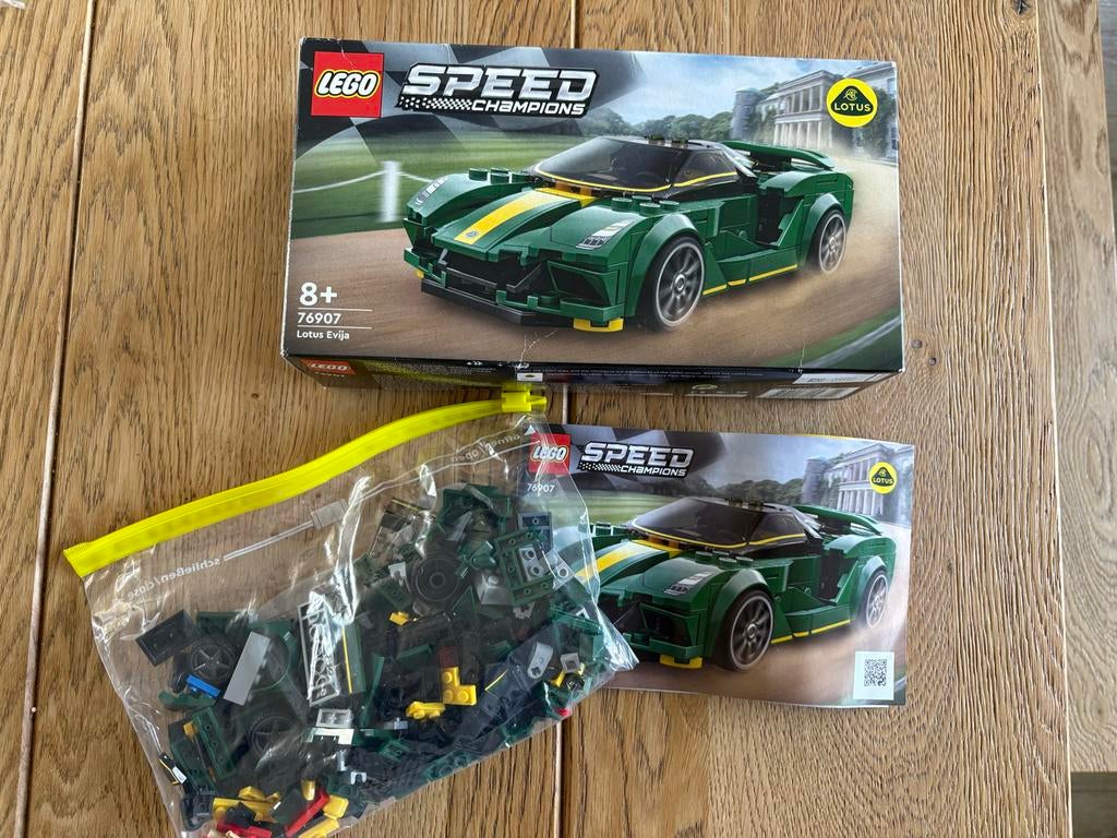 Lego Speed Champions 76907 Lotus Evija, Gebruikt, Lego, Complete set, Inclusief instructies