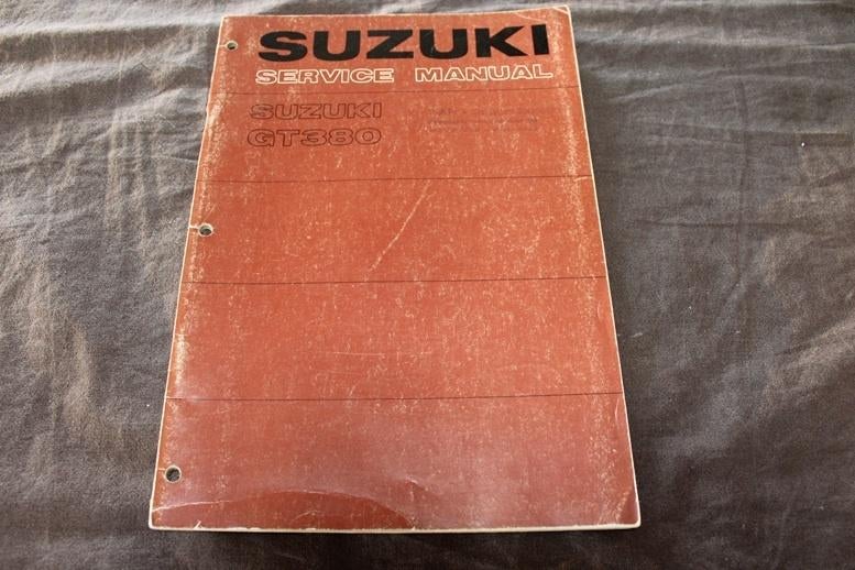 Suzuki GT380 1972 motorcycle service manual GT 380 ram Air, Ophalen of Verzenden, Suzuki