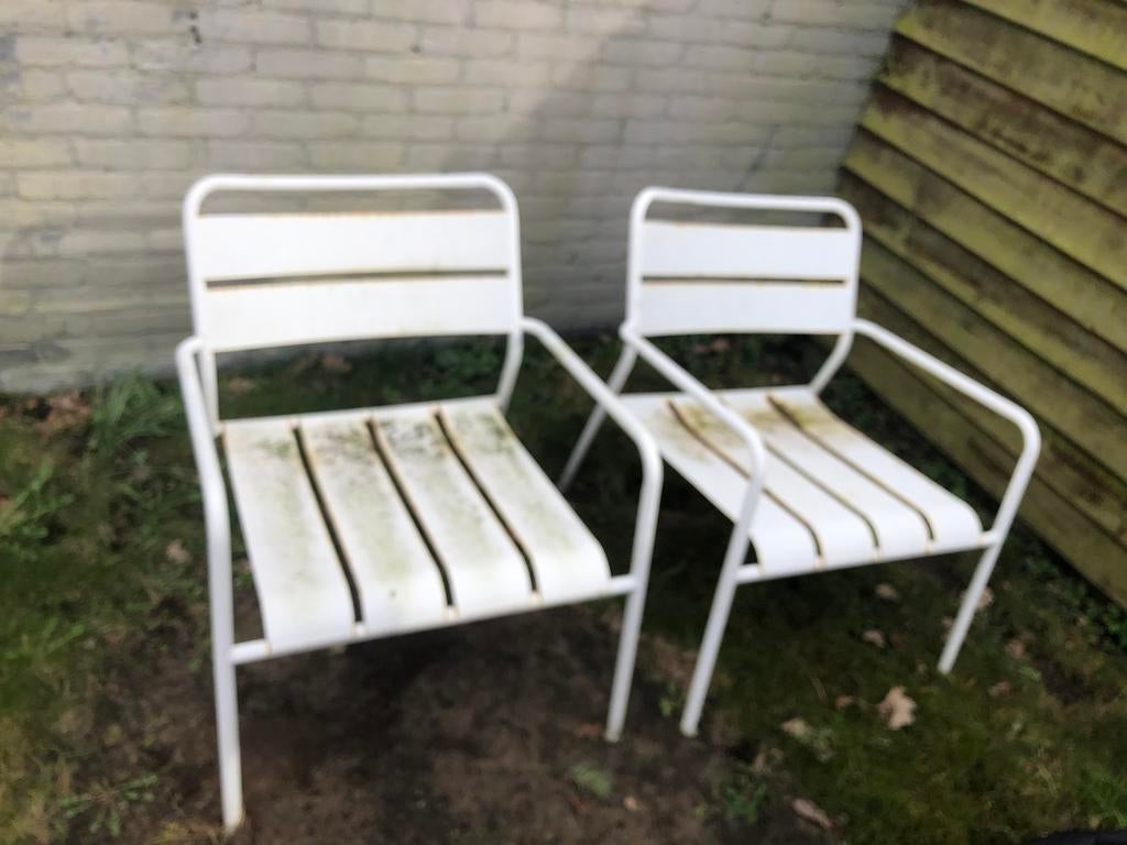 Tuinstoelen, Tuin en Terras, Tuinstoelen, Ophalen, Gebruikt, Metaal