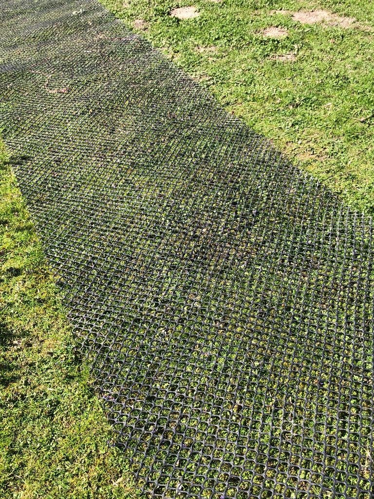 grasbeschermingsgaas / hekwerk kunststof zwart, Ophalen, Zo goed als nieuw