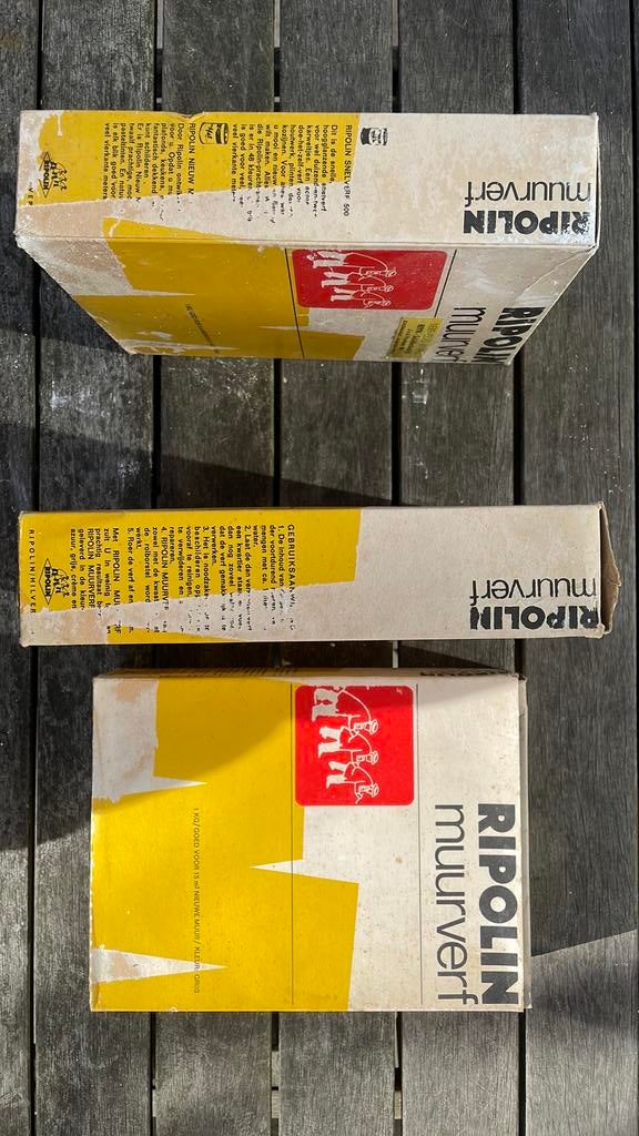 Ripolin. Witsel 3stuks pakken., Ophalen of Verzenden, Zo goed als nieuw, Grijs