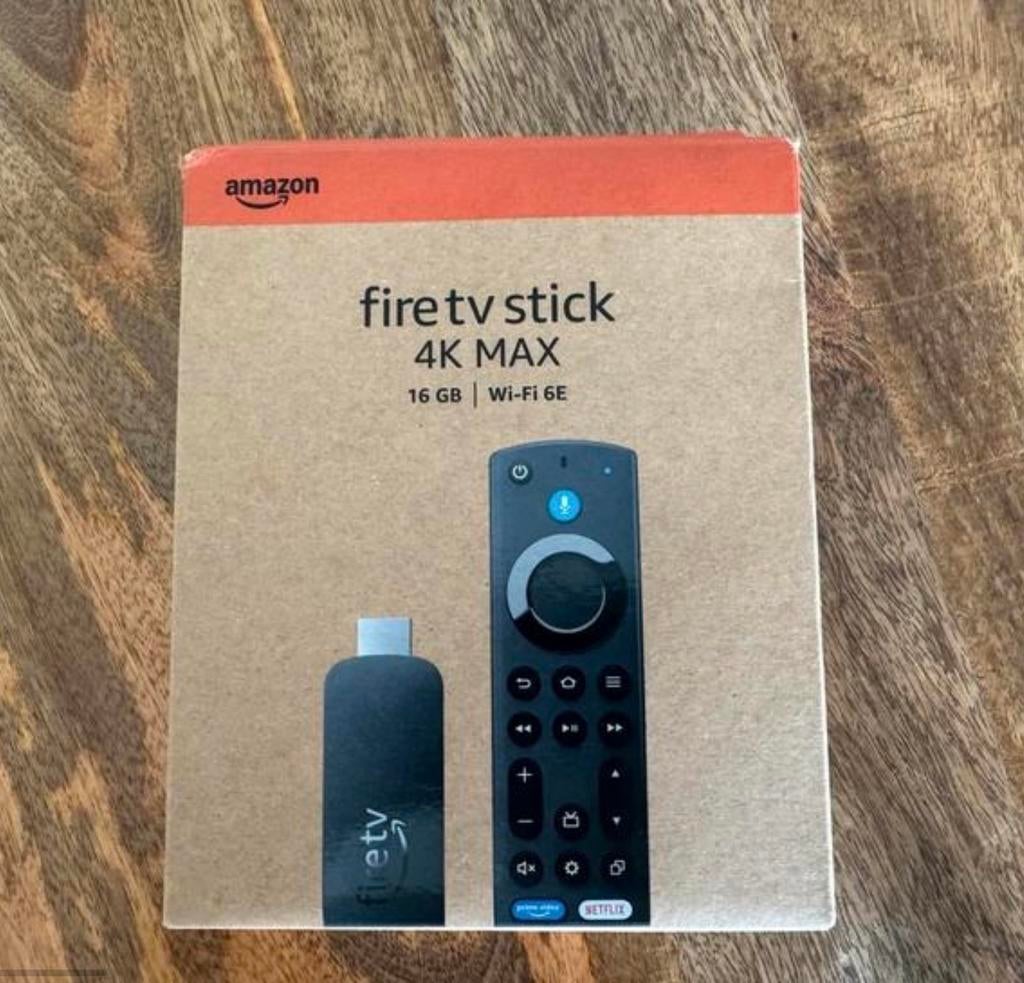 Amazon Fire TV Stick 4K Max, Ophalen, Zo goed als nieuw, HDMI, Minder dan 500 GB