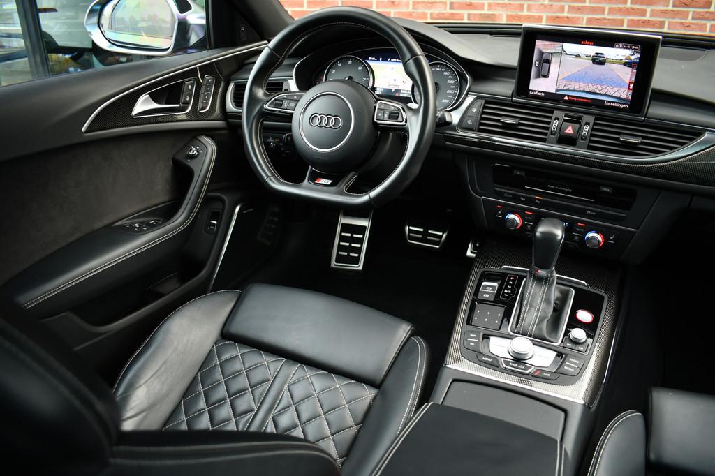 Audi S6 Avant 4.0 TFSI 450pk quattro Ceramic B&O S-zetels Pa, Auto's, Audi, 1935 kg, Gebruikt, Met garantie (alle), 120 €/maand