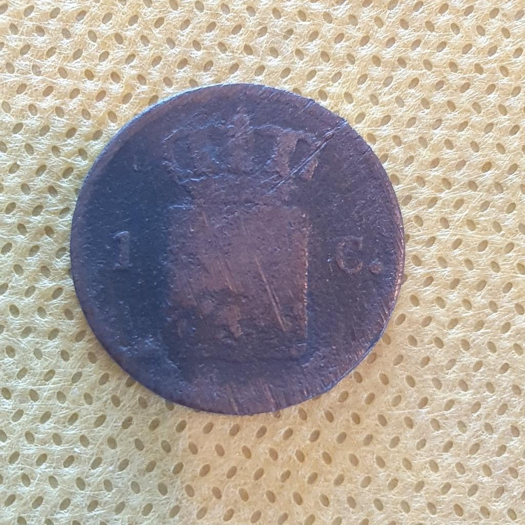 Nederlandse 1 cent munt uit 1826, Postzegels en Munten, Ophalen of Verzenden