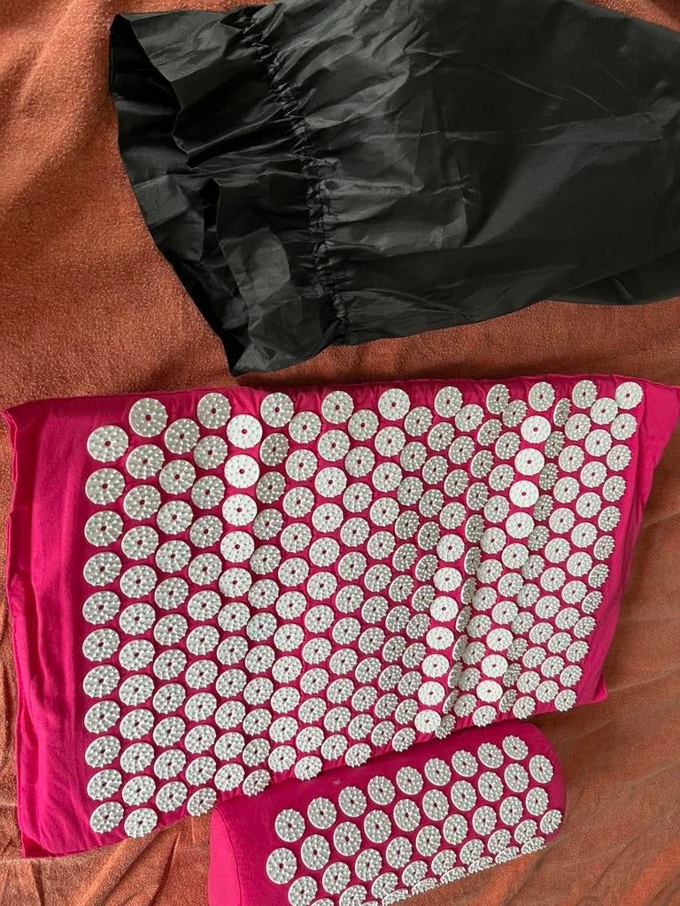 Spijkermat roze matje en kussentje, Ophalen, Zo goed als nieuw, Yogamat