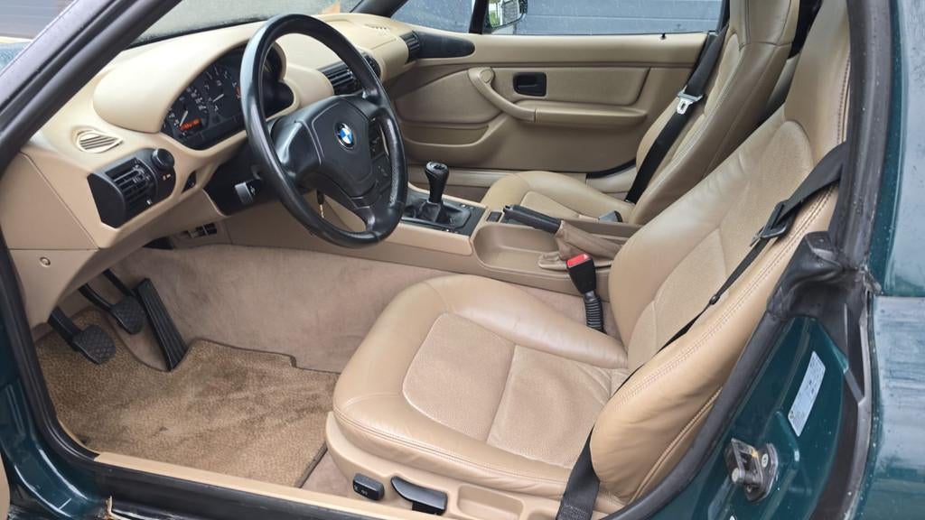 BMW Z3 Roadster 1.9 HARDTOP LEDER (bj 1997), Auto's, Oldtimers, Cabriolet, Origineel Nederlands, Bedrijf, Handgeschakeld