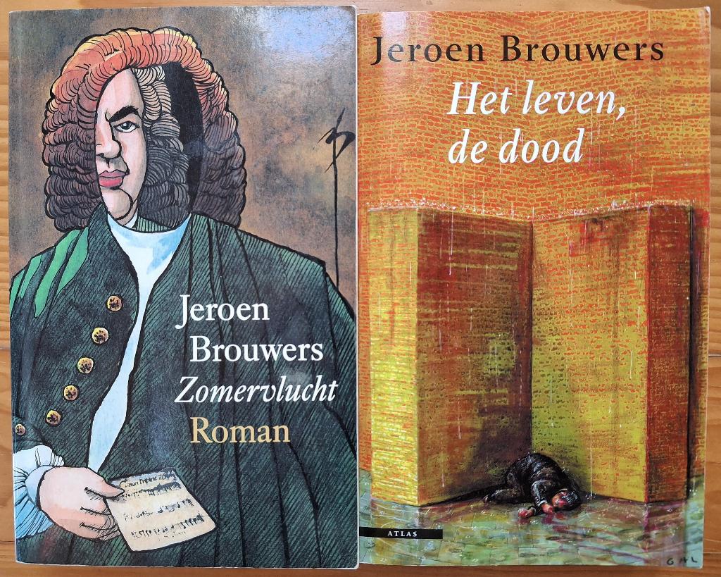 Jeroen Brouwers – Zomervlucht & Het leven, de dood, Boeken, Gelezen, Jeroen Brouwers, Ophalen of Verzenden, Nederland