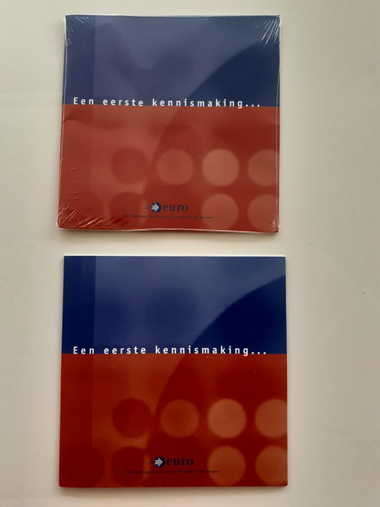 2x eerste kennismaking euro munten, Ophalen, Verzamelmap