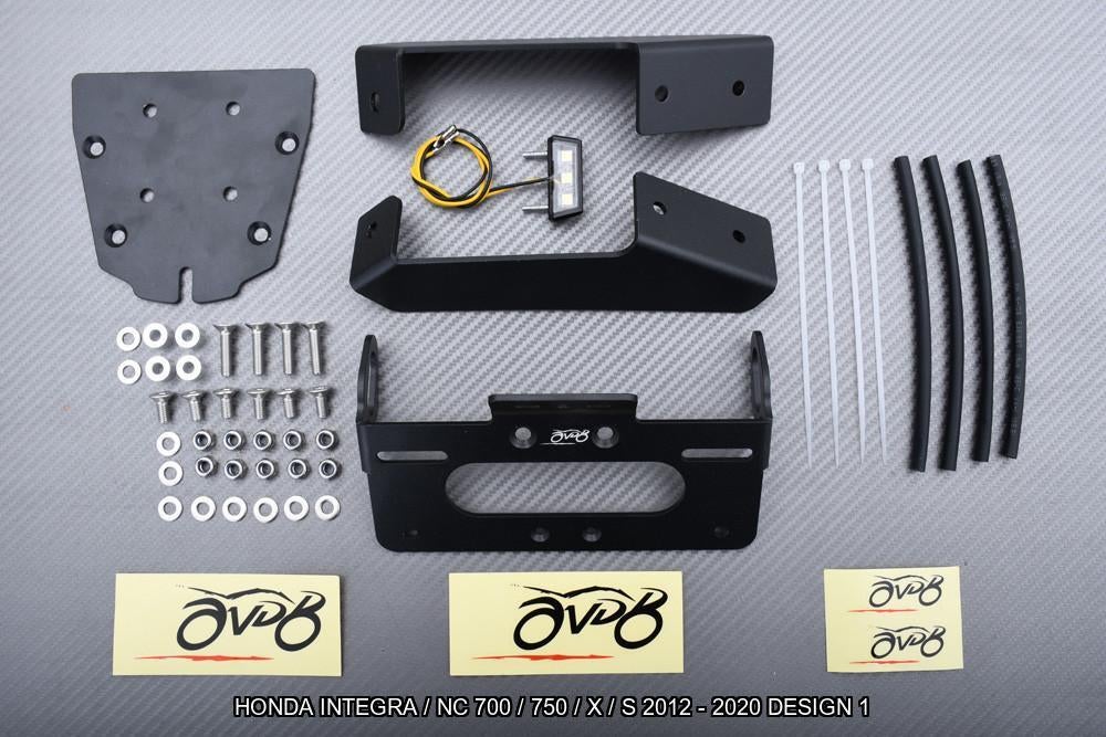 Kentekenplaathouder HONDA INTEGRA NC 700 750 X S 2012 - 2020, Ophalen of Verzenden, Nieuw