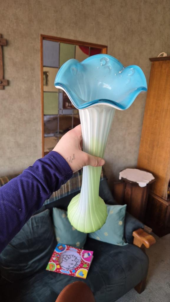 Opaline Soliflore Vaas - Aronskelk Vorm, Ophalen