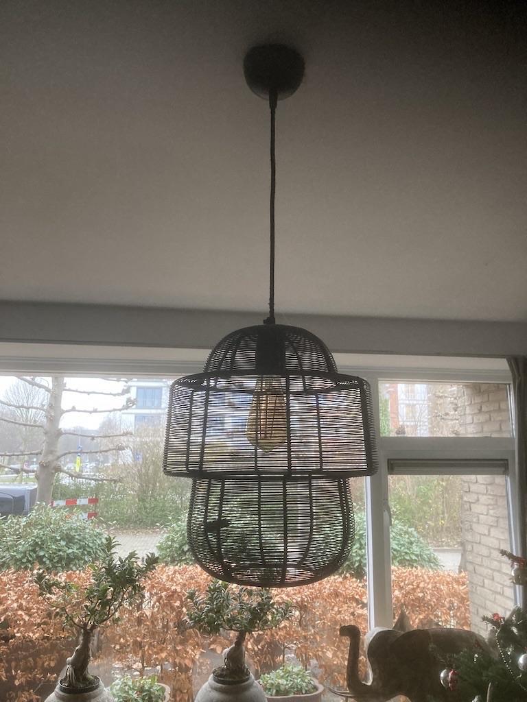 Hanglamp Wire S Black van Mrs Bloom, Ophalen, Zo goed als nieuw, Ibiza/Boho, Metaal