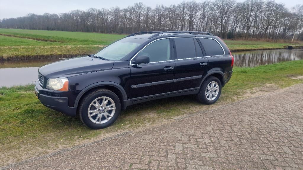 Volvo xc90 AWD. grijs kenteken   LPG  G3  marge 210 pk, Auto's, USB, Zwart, Bedrijf, 209 pk