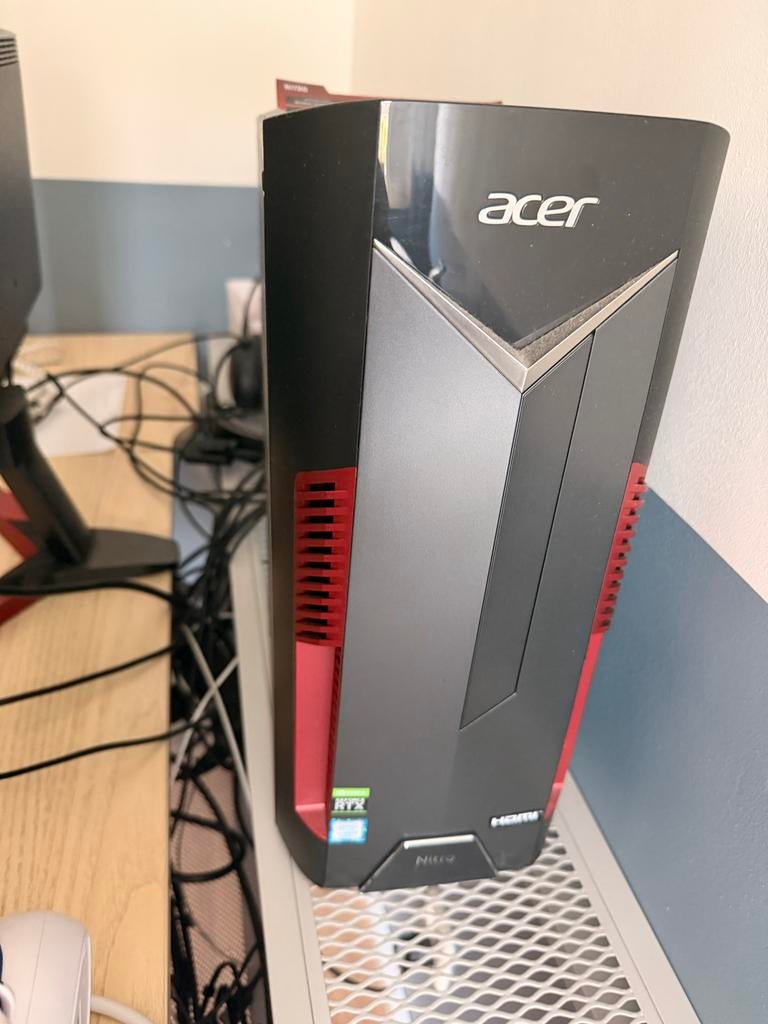 Acer Nitro N50-600 Desktop PC, Ophalen of Verzenden, Gebruikt, Met videokaart, Gaming
