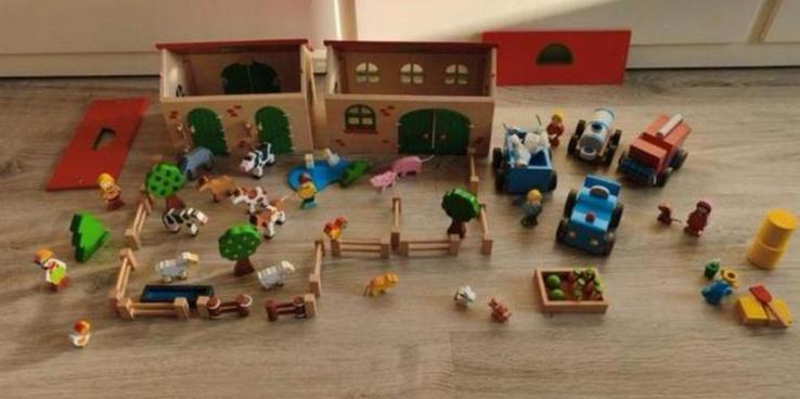 Goki boerderij hout, Ophalen of Verzenden, Zo goed als nieuw