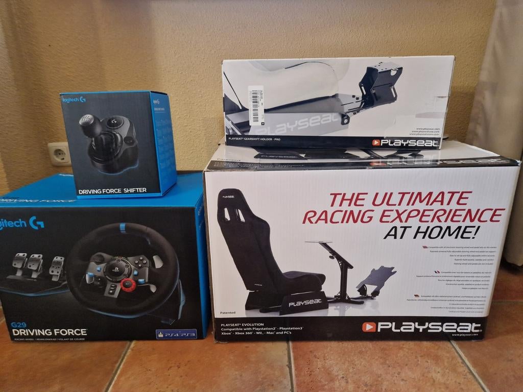 Complete set Racestoel + nog gratis F1 MC Laren stuur., Ophalen of Verzenden