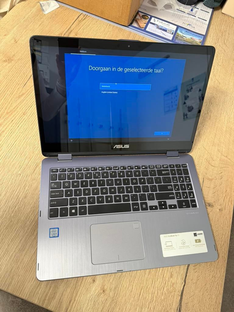 Asus Vivobook Flip 15 Touchscreen | 8GB RAM, Ophalen, 8 GB, Minder dan 2 Ghz, Met touchscreen