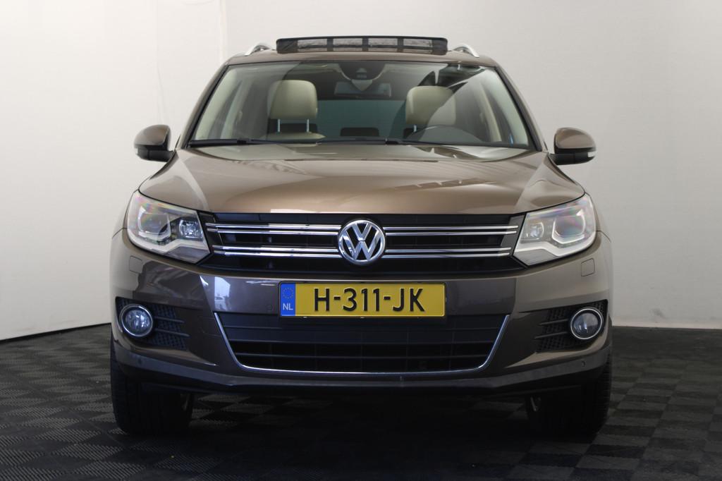 Volkswagen Tiguan 2.0 TSI Sport&Style 4Motion |Pano|Leder| *, Automaat, Euro 5, Gebruikt, Beige