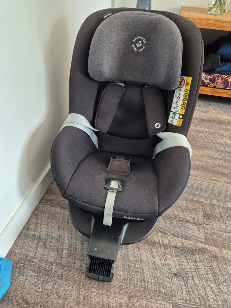 Maxi Cosi Pearl Smart i-Size met FamilyFix 2 isofix base, Ophalen, Verstelbare rugleuning, Gebruikt, 0 t/m 18 kg