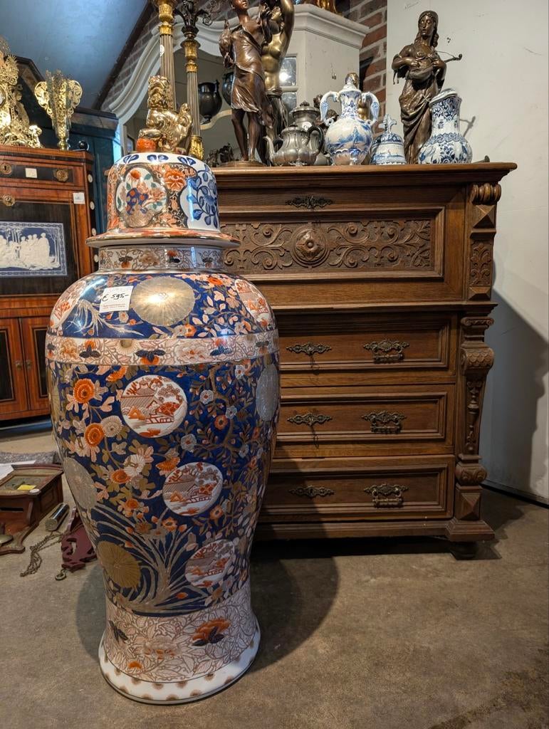 Grote imari vaas 125 cm hoog.  €595., Antiek en Kunst, Antiek | Vazen, Ophalen