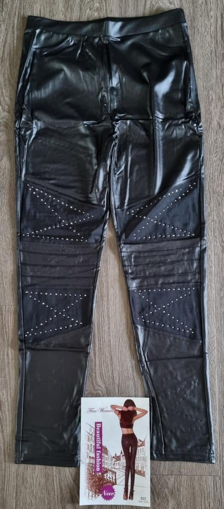 Leren broeken, Kleding | Dames, Ophalen of Verzenden, Nieuw, Zwart, Legging
