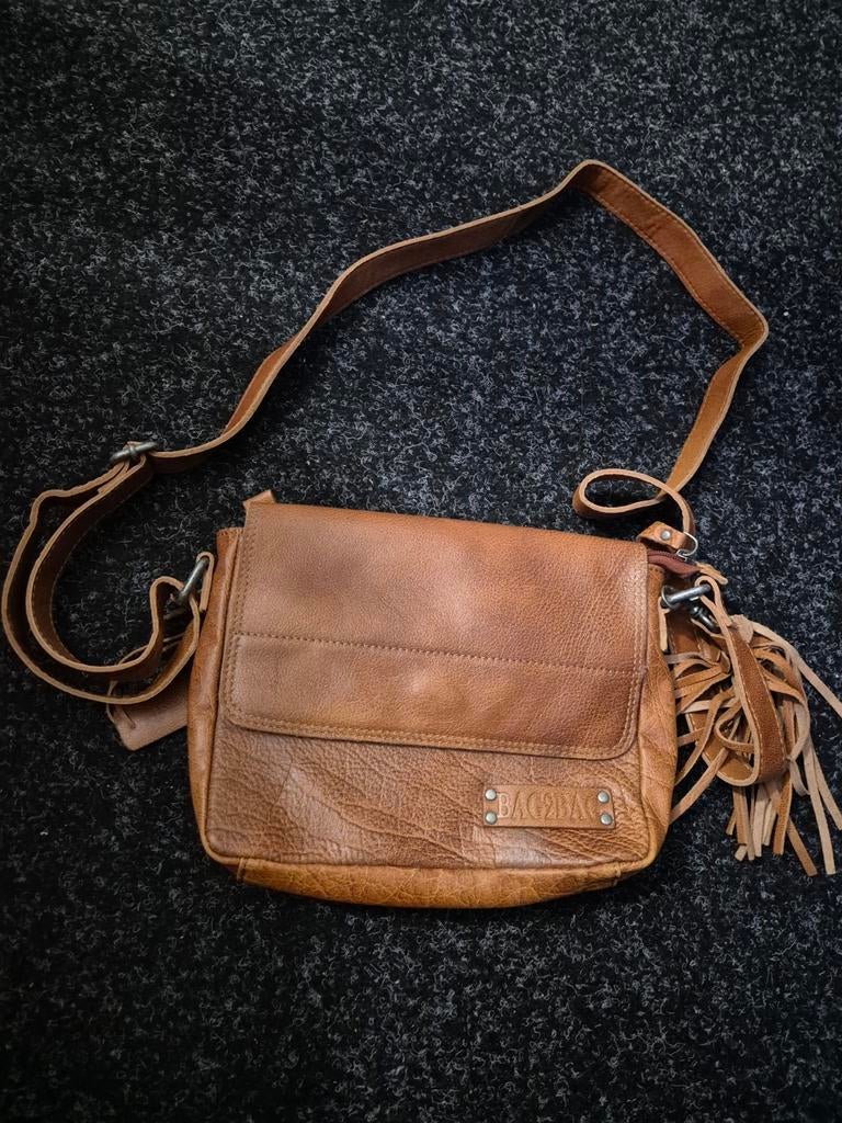 Bag2Bag Leren Schoudertas met Franjes, Ophalen of Verzenden, Nieuw, Bruin, Schoudertasje