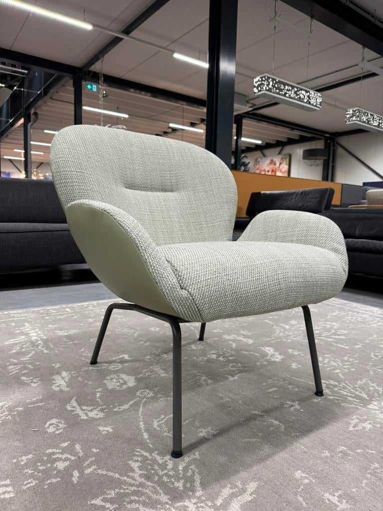 Nieuw Rolf Benz 594 Fauteuil groen leer stof Design stoel, Huis en Inrichting, Fauteuils, Nieuw, Ophalen of Verzenden, Rolf Benz