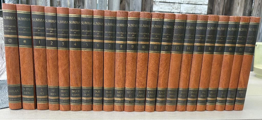 Summa encyclopedie en woordenboek 22 delig, Boeken, Encyclopedieën, Complete serie, Algemeen, Ophalen, Onbekend
