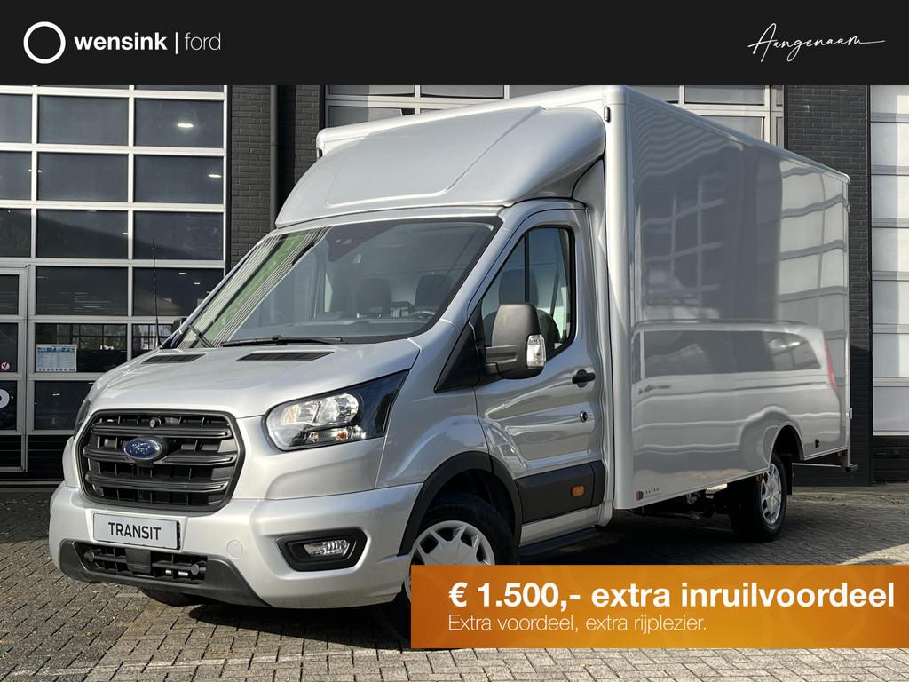 Ford Transit 350 170pk L4H1 Bakwagen! Airco / Cruise control, Voorwielaandrijving, Stof, Euro 6, 4 cilinders