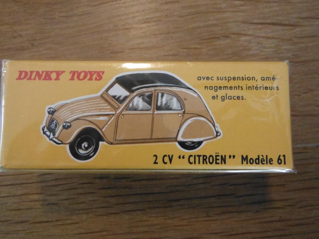 2 CV Citroen Modele 61,558, Dinky Toys, Atlas, 2008 Mattel, Hobby en Vrije tijd, Verzenden, Nieuw, Auto