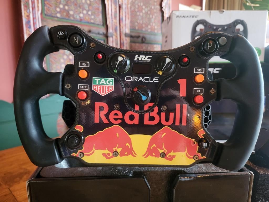 PS5 20Nm Fanatec DD1 F1 - Redbull - QR2 Pro - KillSwitch, Computers en Software, Joysticks, Ophalen of Verzenden, Zo goed als nieuw