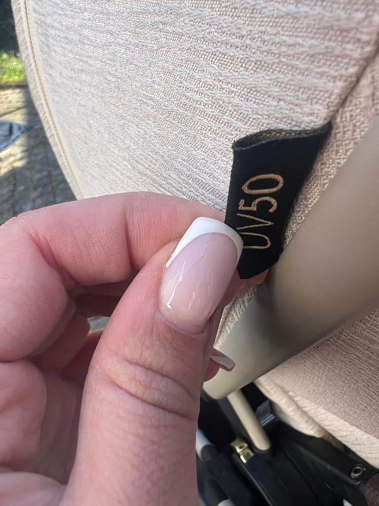 Venicci Upline Stone Beige 3-in-1 met Cybex Cloud T I-Size, Overige merken, Ophalen of Verzenden, Zo goed als nieuw, Combiwagen