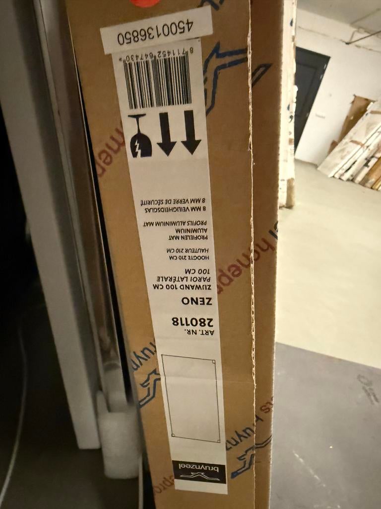NIEUW Bruynzeel ZENO Douchedeur 100 cm – Topkwaliteit, Ophalen, Nieuw