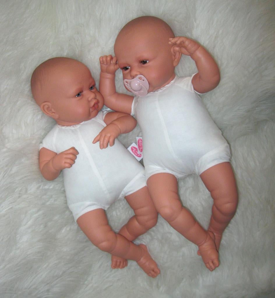 2  x baby pop Antonio Juan levensechte babypop Babydo 50 cm, Nieuw, Antonio juan, Ophalen of Verzenden, Info@selintoys.nl