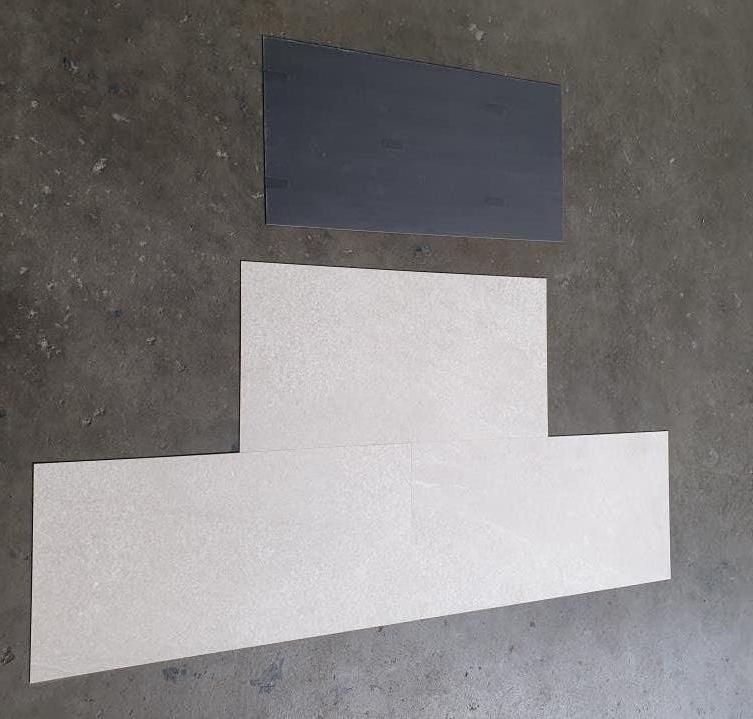 58 m2 plak Pvc . Colour 205-Sandstone., Ophalen, LG Hausys, Lyoner Str. 30, 528 Frankfurt, Duitsland, Nieuw