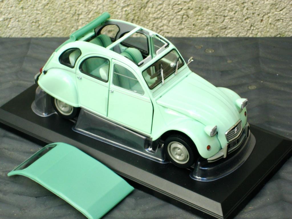 Citroen 2CV 6 Club Jade groen Norev 1:18, Ophalen of Verzenden, Nieuw, Auto, Norev