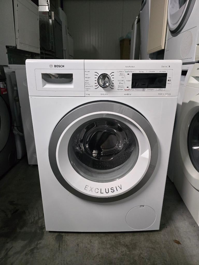 Bosch ~ Serie 8 ~ Exclusiv ~ 1-9 KG ~ 1600RPM ~ Aquastop, Ophalen, 1200 tot 1600 toeren, Minder dan 85 cm, 8 tot 10 kg