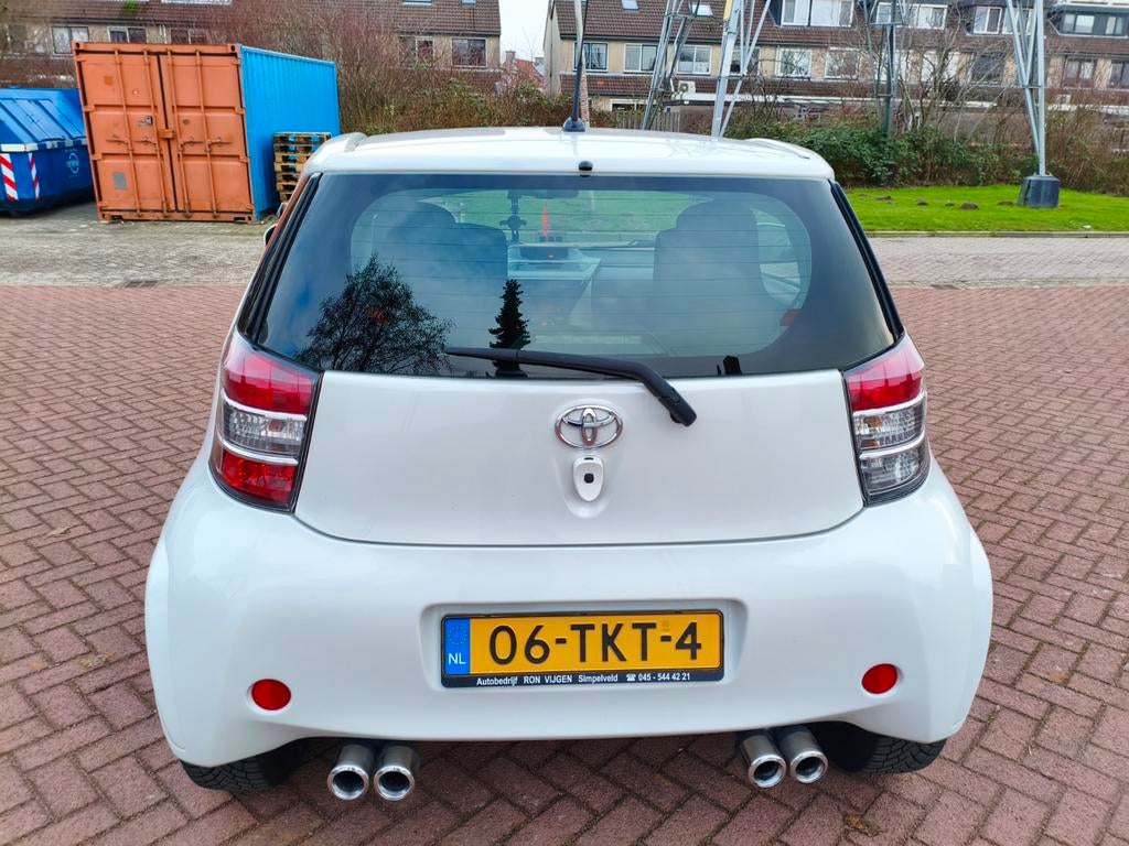 Toyota IQ 1.0 2012 Wit Aspiration uitvoering, Auto's, Euro 5, Stof, Zwart, Origineel Nederlands