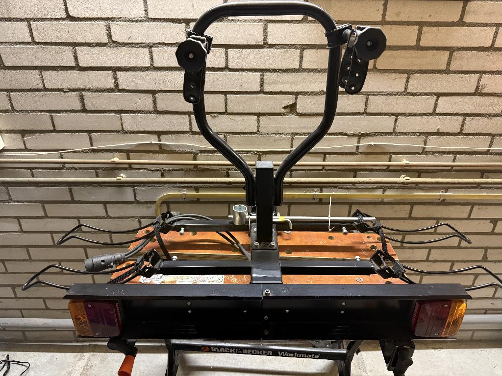 Fietsendrager geschikt voor twee fietsen, Ophalen, 2 fietsen, Gebruikt, Trekhaakdrager