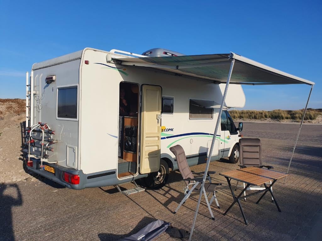 Ford Trigano Chausson Welcome 26, 6p alkoofcamper, stapelbed, Caravans en Kamperen, Campers, Koelkast, Alkoof, Ringverwarming