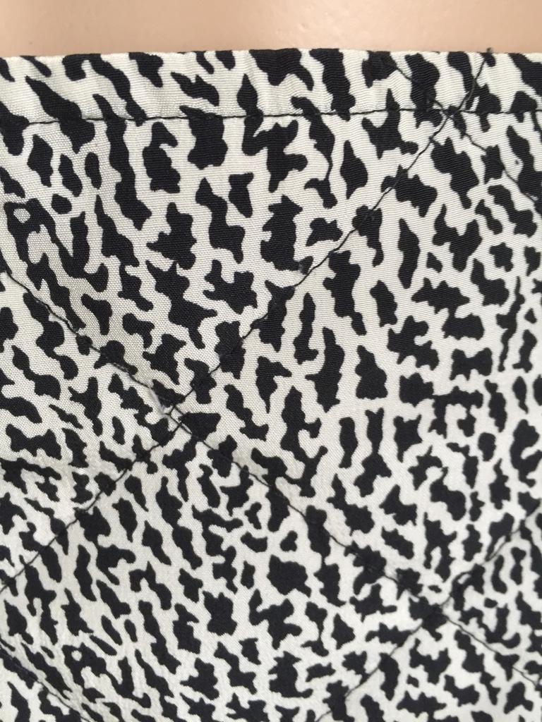 B1755 Caroline Biss: zwart/wit zijden rok Maat 38=M zijde, Maat 38/40 (M), Wit, Ophalen of Verzenden, Zo goed als nieuw