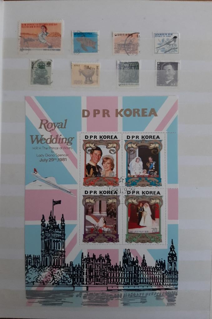 1 Kaart Klassieke Postzegels Korea Nr. 2 Gestempeld, Ophalen, Gestempeld, Oost-Azië