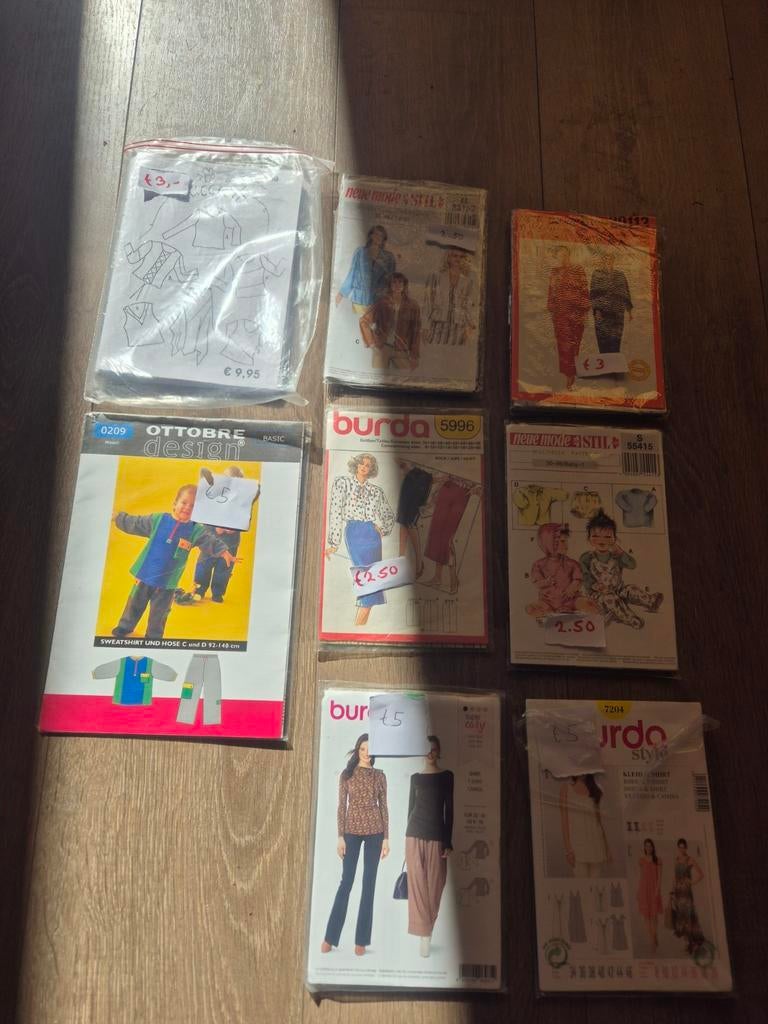 Diverse patronen, Ophalen of Verzenden, Vrouw, Overige merken