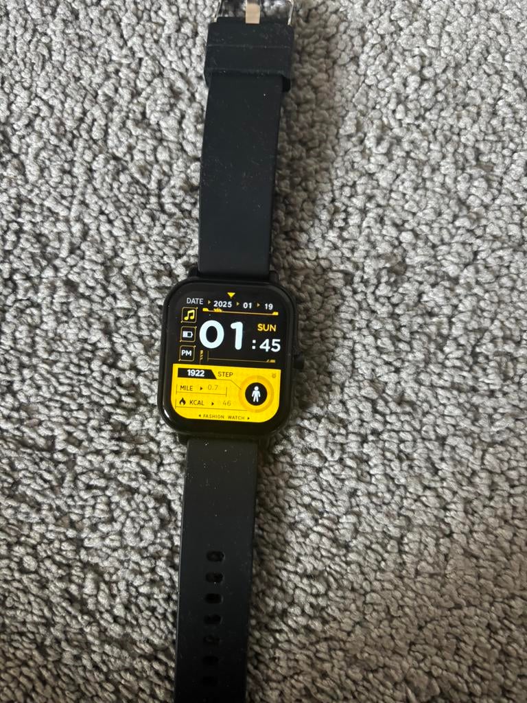 Smart watch SWC -167, Ophalen, Zo goed als nieuw, Zwart, IOS