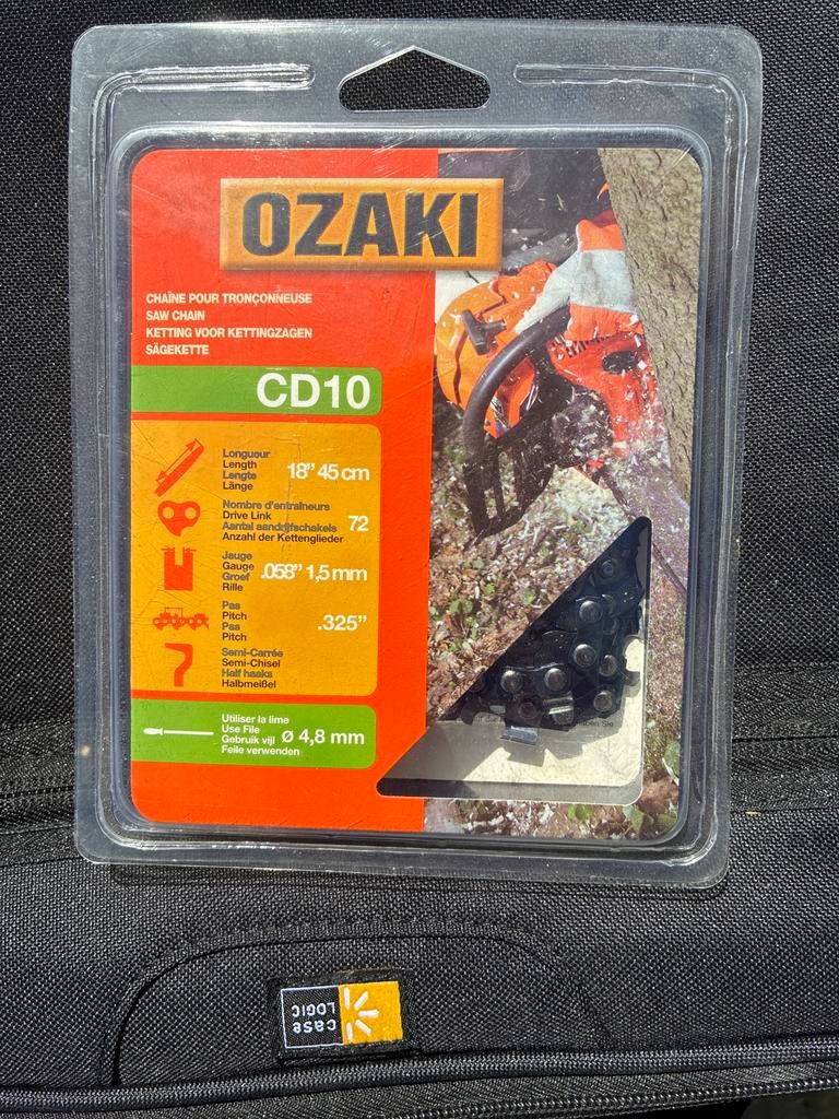 Ozaki Zaagketting 18" 45cm - CD10, Ophalen, Nieuw, Kettingzaag