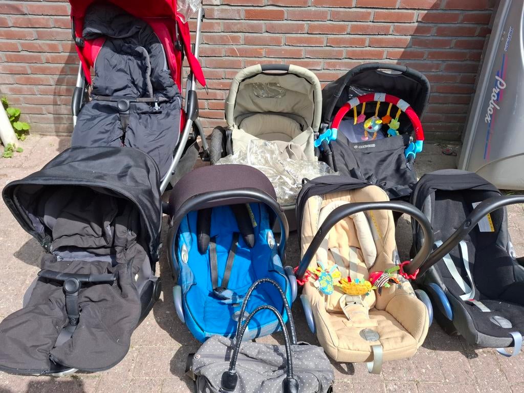 Maxi Cosi Mura 4 Kinderwagen - Complete Set, Ophalen, Gebruikt, Verstelbare duwstang, Combiwagen