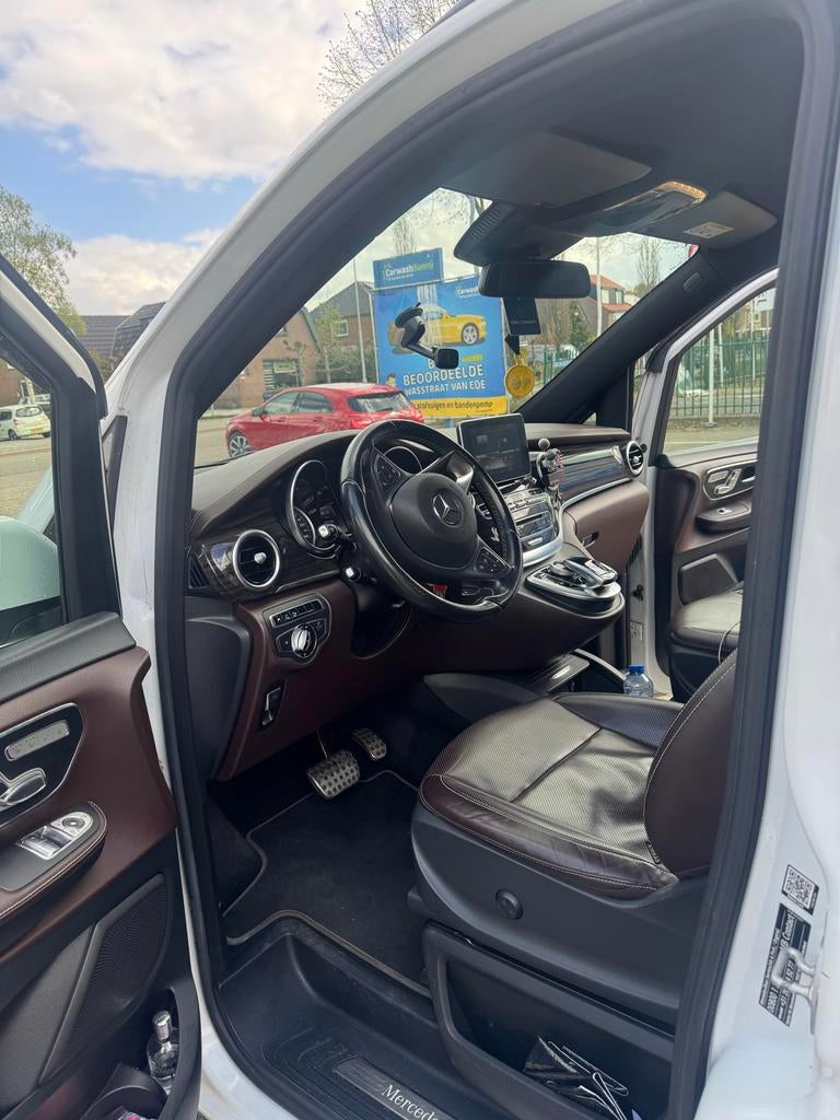 Mercedes-Benz V-Klasse 2.2 CDI 140KW V250 Lang 2014 Wit, Auto's, Automaat, Achterwielaandrijving, 8 stoelen, 255 €/maand