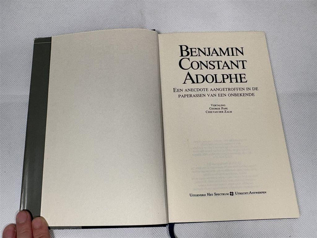 Benjamin Constant: Adolphe [1978] — Uit de Reeks Klassieken, Ophalen of Verzenden, Gelezen