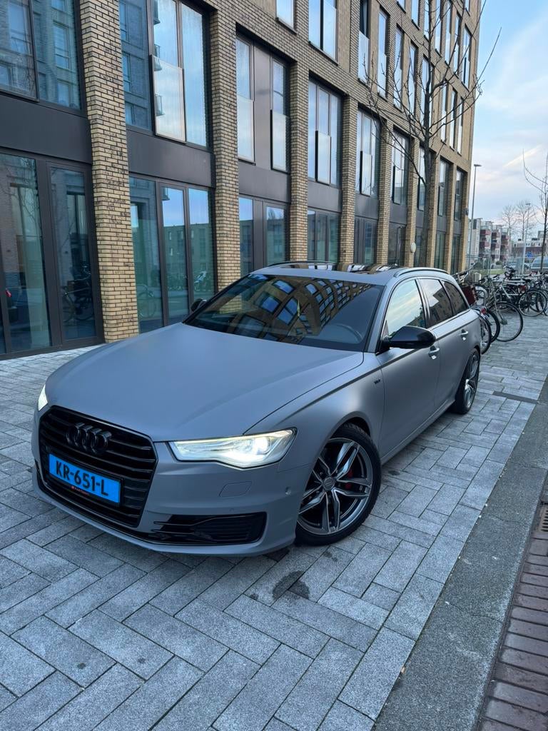 Audi A6 Avant 3.0 TDI quattro Sport Edition, Auto's, Automaat, 2000 kg, Zwart, Diesel